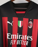 AC Milan 2022-23 Theo Long Sleeve Home Kit (2XL)