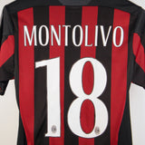 AC Milan 2015-16 Montolivo Home Kit (S)