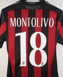 AC Milan 2015-16 Montolivo Home Kit (S)
