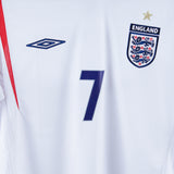 England 2005-06 Beckham Home Kit (M)