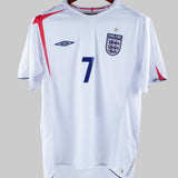 England 2005-06 Beckham Home Kit (M)