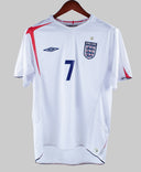 England 2005-06 Beckham Home Kit (M)