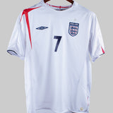 England 2005-06 Beckham Home Kit (M)