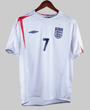 England 2005-06 Beckham Home Kit (M)