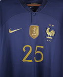 France 2022 Camavinga Long Sleeve Home Kit (2XL)
