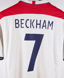England 2004 Beckham Home Kit (XL)