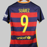 Barcelona 2015-16 Suarez Home Kit (S)