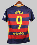 Barcelona 2015-16 Suarez Home Kit (S)