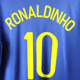 Brazil 2008-09 Ronaldinho Away Kit (XL)