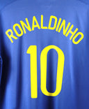 Brazil 2008-09 Ronaldinho Away Kit (XL)