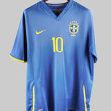 Brazil 2008-09 Ronaldinho Away Kit (XL)