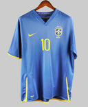 Brazil 2008-09 Ronaldinho Away Kit (XL)