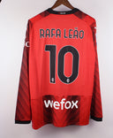 AC Milan 2023-24 Leao Long Sleeve Home Kit (XL)