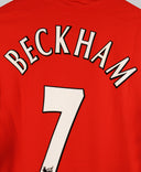 Manchester United 2002-03 Beckham Long Sleeve Home Kit (L)
