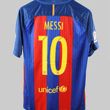 Barcelona 2016-17 Messi Home Kit (L)