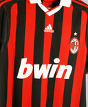 AC Milan 2009-10 Ronaldinho Home Kit (L)