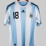 Argentina 2007-08 Messi Home Kit (S)
