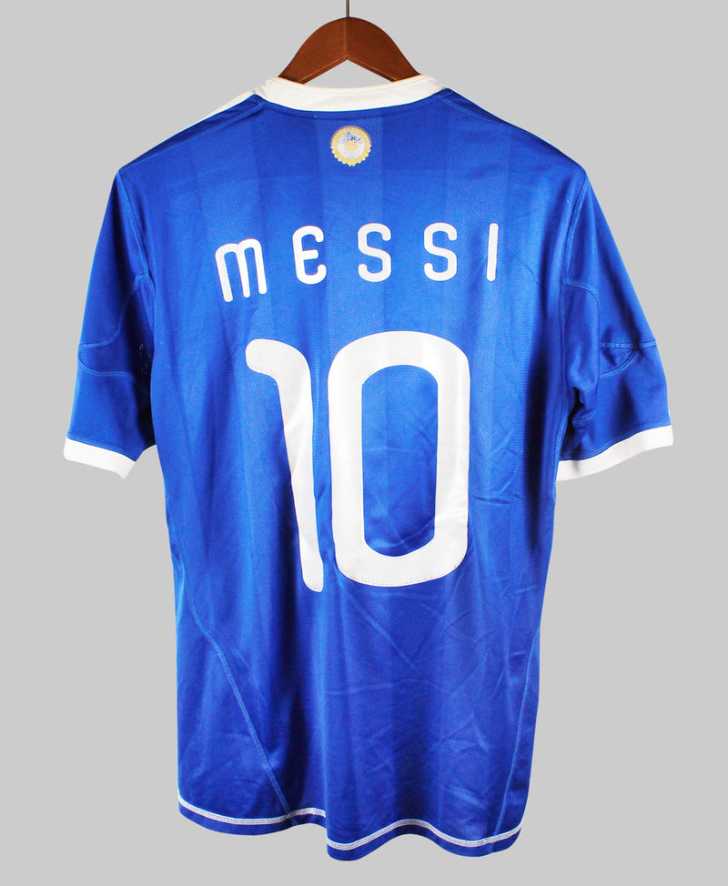 Argentina 2010-11 Messi Away Kit (L)