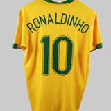 Brazil 2006-07 Ronaldinho Home Kit (M)