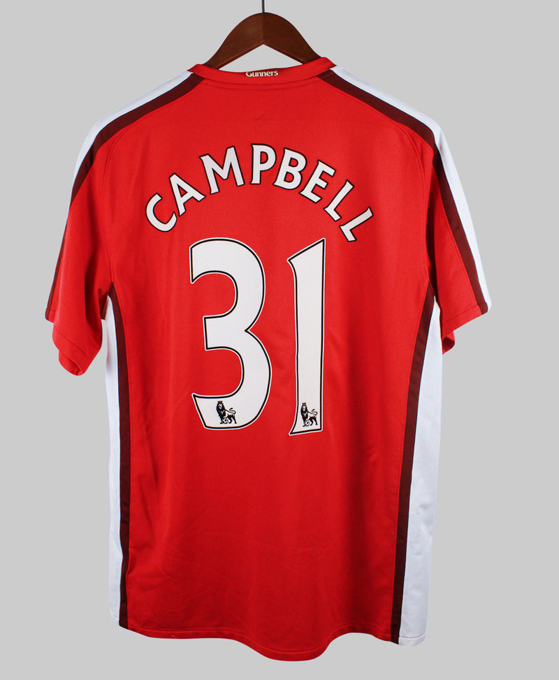 Arsenal 2008-09 Campbell Home Kit (L)