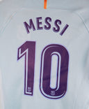 Barcelona 2017-18 Messi Away Kit (YL)