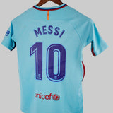 Barcelona 2017-18 Messi Away Kit (YL)