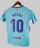 Barcelona 2017-18 Messi Away Kit (YL)
