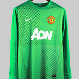 Manchester United 2013-14 De Gea Goalkeeper Home Kit (L)