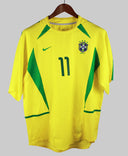 Brazil 2002-03 Ronaldinho Home Kit (L)