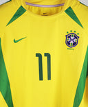 Brazil 2002-03 Ronaldinho Home Kit (L)