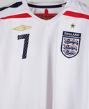 England 2007-08 Beckham Home Kit (L)