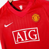 Manchester United 2007-08 Ronaldo Home Kit (YXL)