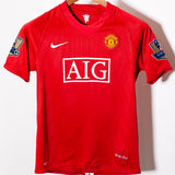 Manchester United 2007-08 Ronaldo Home Kit (YXL)