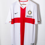Inter Milan 2007-08 Figo 100th Anniversary Away Kit (2XL)