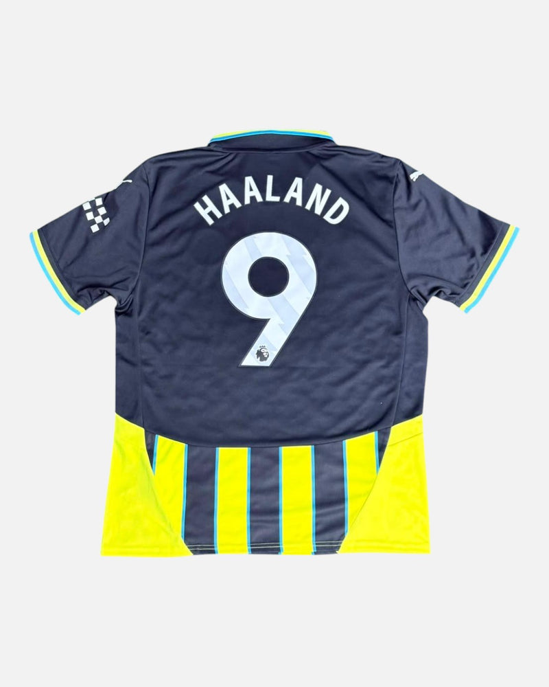 Manchester City 2024-25 Haaland away vintage football shirt, size L.