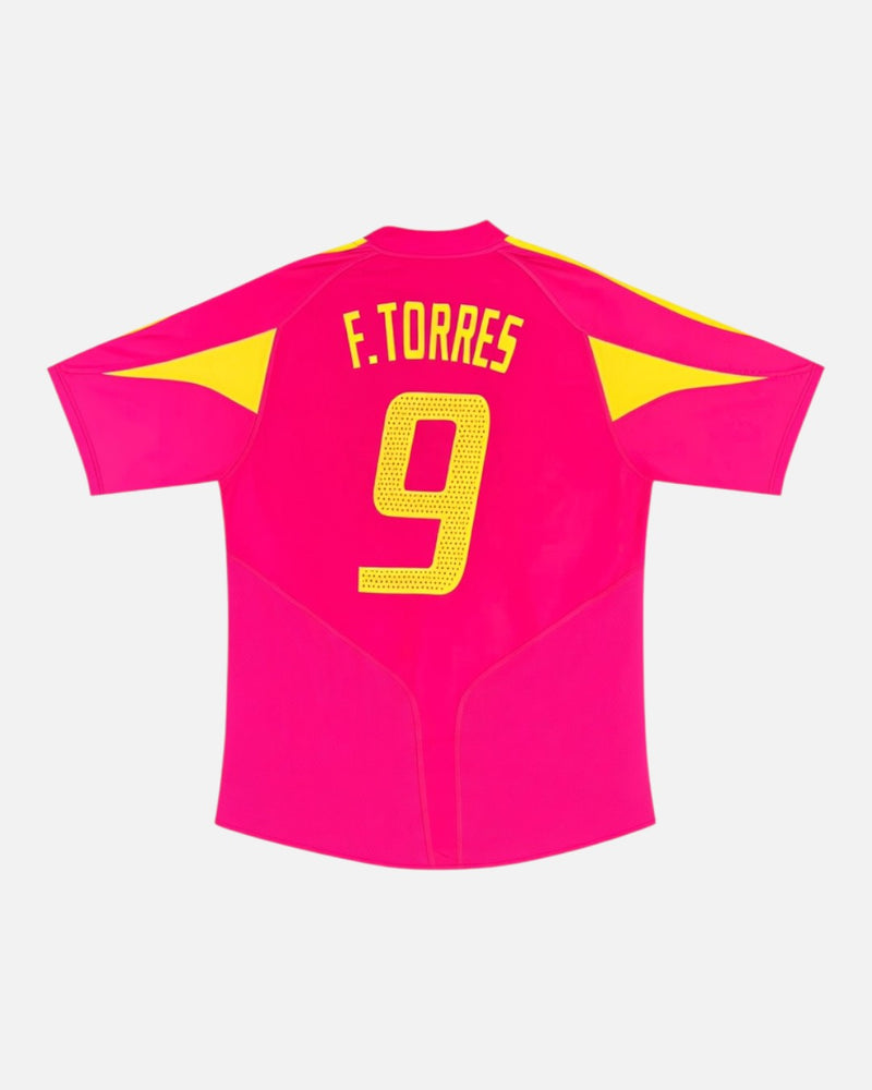 Spain 2004-05 Torres home vintage football shirt, size L.