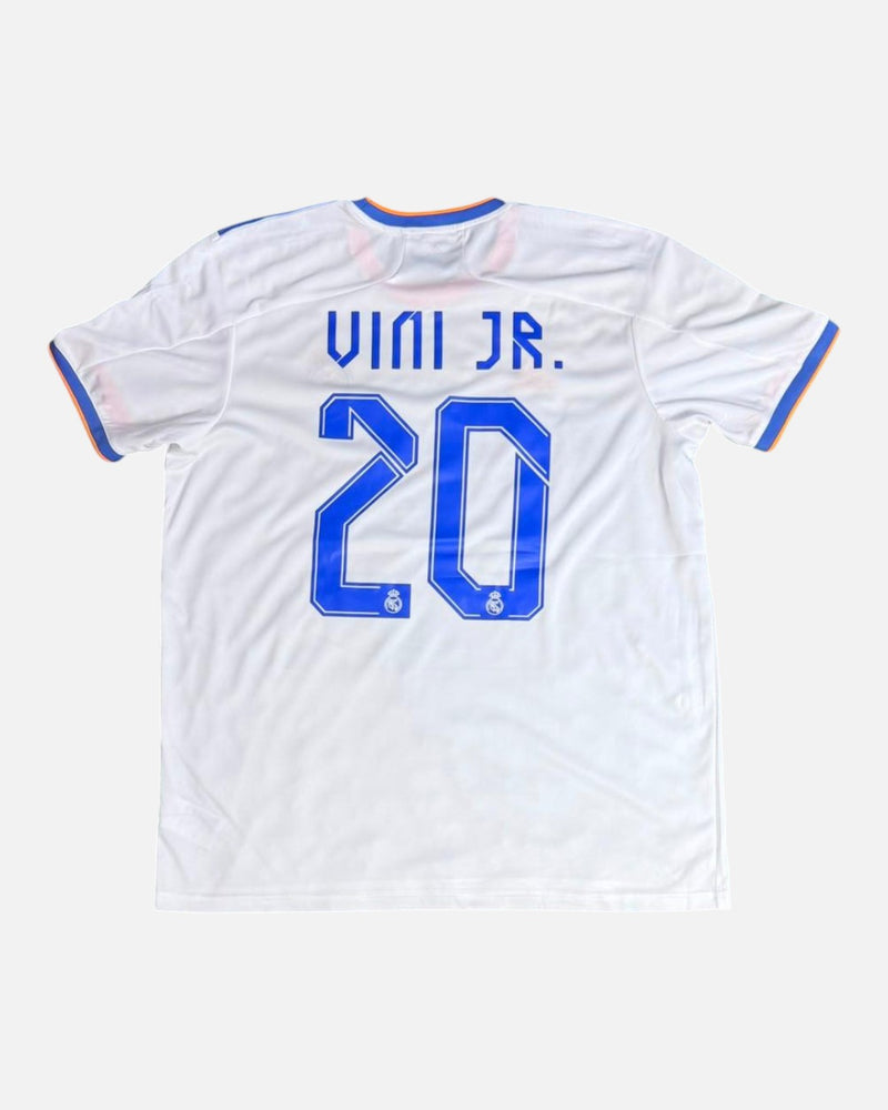Real Madrid 2021-22 Vini Jr home vintage football shirt, size XL.