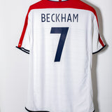 England 2004 Beckham Home Kit (XL)