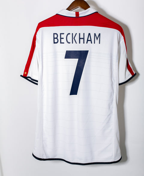 England 2004 Beckham Home Kit (XL)