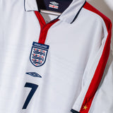 England 2004 Beckham Home Kit (XL)