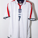 England 2004 Beckham Home Kit (XL)