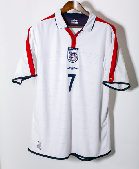 England 2004 Beckham Home Kit (XL)