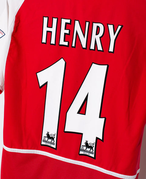 Arsenal 2002-03 Henry Home Kit (XS)