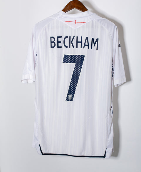 England 2008 Beckham Home Kit (XL)