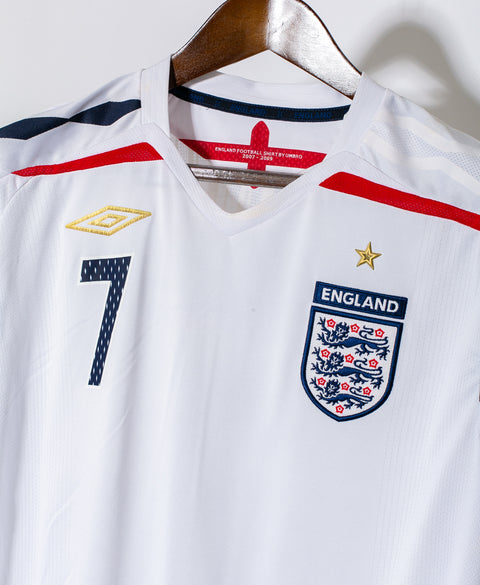 England 2008 Beckham Home Kit (XL)