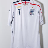 England 2008 Beckham Home Kit (XL)