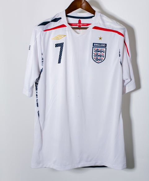 England 2008 Beckham Home Kit (XL)