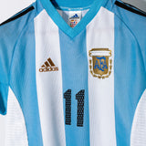 Argentina 2002 Tevez Home Kit (S)