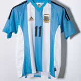 Argentina 2002 Tevez Home Kit (S)