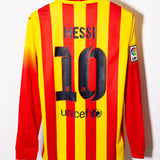 Barcelona 2013-14 Messi Long Sleeve Away Kit NWT (M)